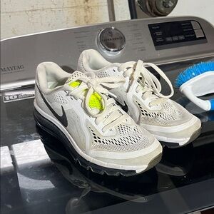 Nike White and Black Athletic Shoes